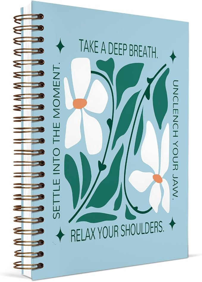 KDHTY Boho Mental Health Therapy Notebook,Psychologist Therapist Gift Notebook Journal for Counselor Therapy Office Work School Student Teacher,Therapy Journal Occupational Therapist Gifts 5.5 x 8.3