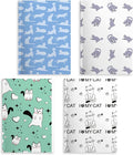 Cat Notebooks for Work, 4 Pcs A5(8.26x5.7inch) College Ruled Notebook Journal for Women, Cute Notepads Lined Journals for Writing, Cute Diary Stationary Cat Lover Gifts 12