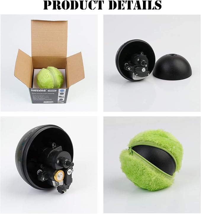 Active Rolling Ball for Dogs - Self Moving, Automatic, Electric, Funny Chew Plush Toys for Cats & Dogs