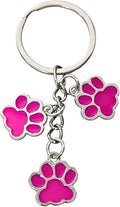 Aesthetic Metal Claw Keychain Cute Key Rings Charms for Women Kawaii Dog Cat Pet Gifts for Bag Backpack Car Keys