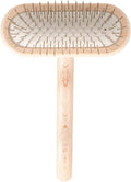 Chris Christensen Mini Grooming Brush - Comfortable High-Grade Stainless-Steel Rounded and Polished Pins - Removes Long & Loose Hair from Dogs & Cats