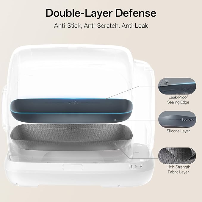 Self Cleaning Litter Box, Low Entrance Automatic Cat Litter Box