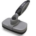Deshedding Dog Brush for Shedding – Self Clean Cat Brush Deshedding & Grooming Tool for Long Haired and Short Haired Dogs, Slicker Brushes for Dogs, Skin-Friendly, Retractable Bristles, Easy to Clean
