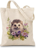 Cute Animal Tote Bag, Animal Lover Gift, Canvas Tote Bag for Women, Reusable Shopping Bags for Casual Shopping Work