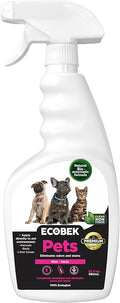 PETS. Stain & Odor Eliminator, 23oz Enzymatic action, for Cats & Dog urine, Ecological solution.