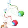 Upgrade 2pcs Innovative Interactive Cat Toy Balls, Automatic Moving Spheres for Cats (Dragonfly)