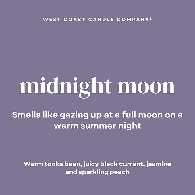 Midnight Moon | Pet Friendly Wax Melts | Natural Soy | Clean Burning | Non-Toxic | Veterinarian Approved | Pet Odor Eliminator | Air Freshening Scented Wax Melts