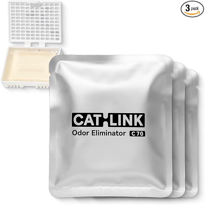 CATLINK C70 Odor Eliminator for All Self-Cleaning Cat Litter Box, Cat Toilet Odor Control, 3PcsCATLINK Cat Odor Removers