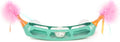 SmartyKat Track Tipper Ball Track Cat Toy w/Suction Cup, Works on Floors & Windows - Blue, One Size