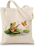 Cute Animal Tote Bag, Animal Lover Gift, Canvas Tote Bag for Women, Reusable Shopping Bags for Casual Shopping Work