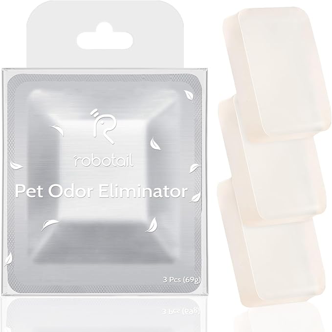 Odor Eliminator for Robotail-C32/C42&UBPET-C31/C41&Meowant-SC01/SC02/SC03/SC09 Self Cleaning Cat Litter Box, 3 Pieces