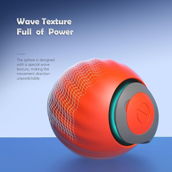 Smart Speedy 3.0 Interactive Cat Ball with Auto Obstacle Avoidance - Indoor Kitten Toy for Mental Stimulation & Playtime Fun ，2025 Edition (Blue)