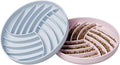 Silicone Slow Feeder Bowls for Dogs and Cats - Wet Food, Suction Cups, Interactive, Reduces Boredom, Anxiety, Anti-Choking, Non-Slip Design (Pink & Blue)