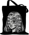 Cute Axolotls Cat, Moon Witch Series Inspirational Quotes Grocery Bags Gifts for Women