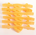 Silicone Dog Slow Feeder Bowl Insert with Suction Cups, Cuttable Food-Grade Lick Mat Divider Fits Stainless Steel Ceramic Glass Dog Bowls, Helps Slow Down Eating, Orange