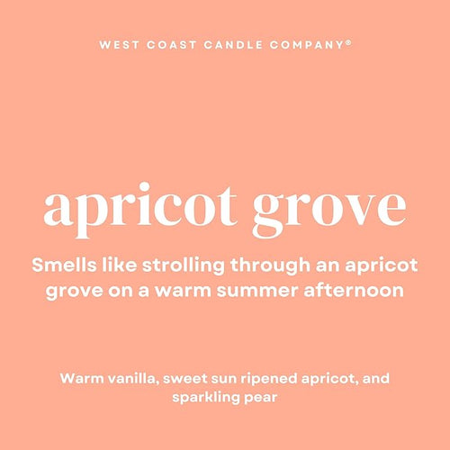 Apricot Grove | Pet Safe Wax Melts | All Natural Soy | Non-Toxic | Dog Friendly | Vet Approved | Long Lasting Home Fragrance | Pet Odor Eliminator | Clean Burning Wax Cubes | Safe Air Freshener