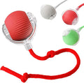 Interactive Electric Dog Ball Toy - USB Rechargeable Smart Pet Bounce Ball, Automatic Moving Toy for Dogs (Red-A)