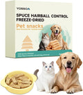 Hairball Control Cat Freeze Dried Treats - Pure Freeze-Dried Chicken Breast, Natural Hairball Control & Digestive Health, No Fillers or Additives, High Protein Raw Treats for All Cats and Dog