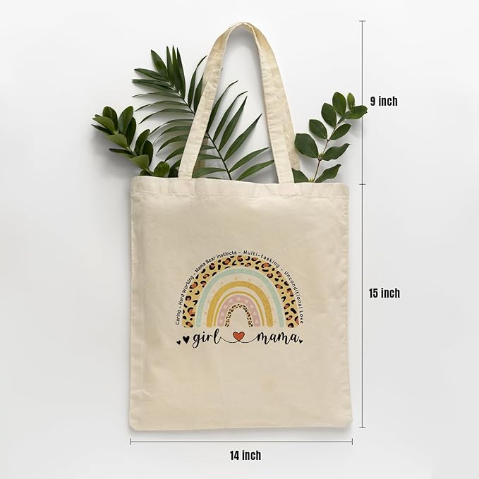 bmuvghi Canvas Tote Bag with Pocket Cute Tote Bag Aesthetic Reusable Shopping Grocery Bags Birthday Gifts for Women