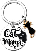Cat Mom Mothers Day Gifts For Women Black Cat Keychain Stuff Gifts For Cats Lovers Unique Cats Lover Gifts For Women