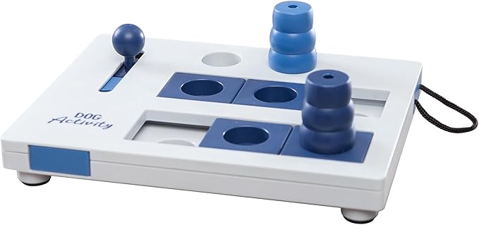 TRIXIE Mini Mover Dog Activity Interactive Toy, Level 3 Food Puzzle Game, Brain Teasing Treat Dispenser, IQ and Mental Development Toy for Smart Dogs, Enrichment Toy for Boredom Busting