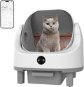 Self Cleaning Litter Box, Open Top Automatic Litter Box for Multiple Cats, 9L Waste Bin with Waterproof Liners, APP Control, Multi-Layer Safety Protection