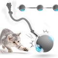 Interactive Cat Toys Ball for Indoor Cats, Interactive Rolling Dog Ball Interactive Cat Toys Automatic Cat Toy Self Moving Dog Toys, 360° Rolling Ball Toy Electric Dog Balls for Dog/Cat (Gray)