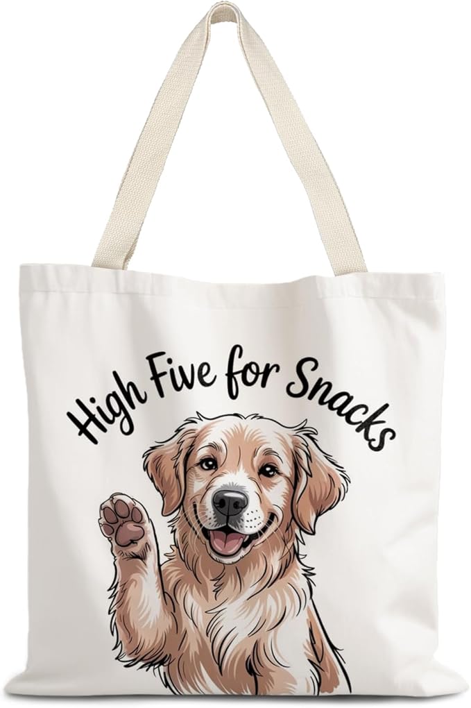 Canvas Tote Bag Aesthetic,Zoon Cow Dog Cat Tote Bag,Gifts for Women Canvas Tote Bags
