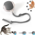 2025 New Interactive Dog Cat Toys Balls, Interactive Rolling Ball Cat Toy, 360° Smart Automatic Rolling Pet Ball (Grey, one Size)