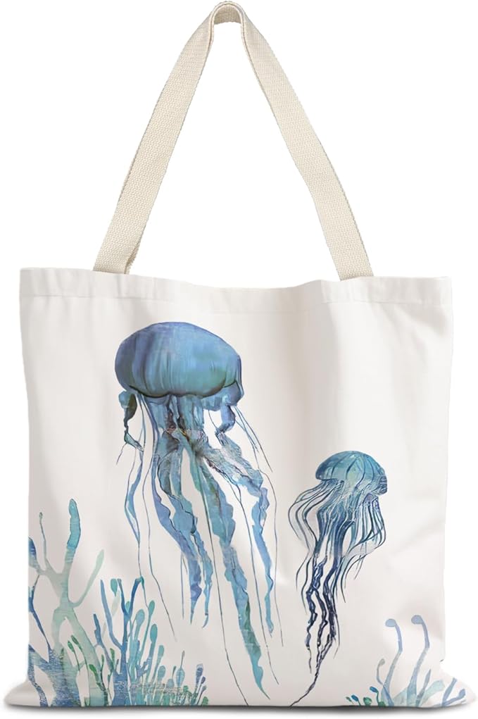 Canvas Tote Bag Aesthetic,Zoon Cow Dog Cat Tote Bag,Gifts for Women Canvas Tote Bags