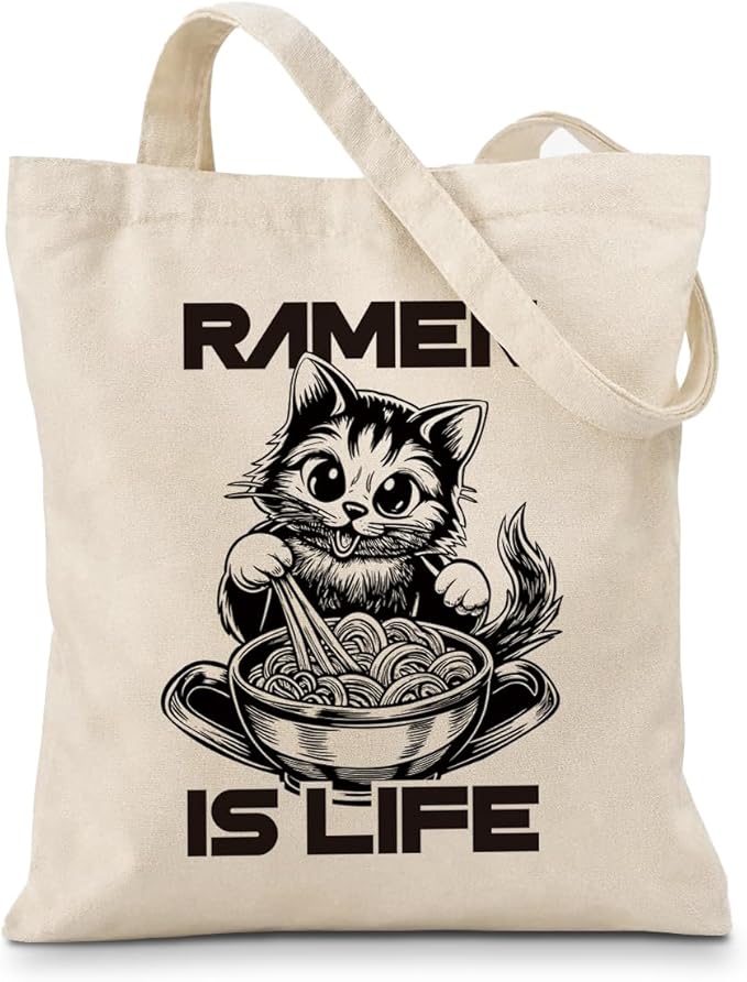 Cute Animal Tote Bag, Animal Lover Gift, Canvas Tote Bag for Women, Reusable Shopping Bags for Casual Shopping Work