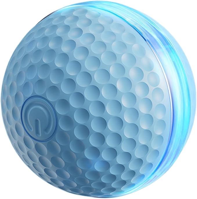 PANGBOER Lightup Cats Toy Ball with Automatic Rolling and Chewproof Design Teaser for Pet Dog Cats Indoor Entertainment Automatic Rolling Ball Pet