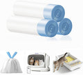 Litter Box Liners for Robotail-C32/C42&UBPET-C31/C41&Meowant-SC01/SC02/SC03/SC09 Self Cleaning Cat Litter Box, 60 PCS