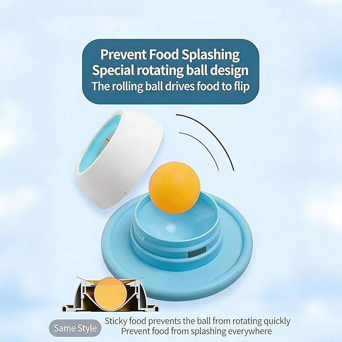 Upgraded Dog Lick Bowl, Dog Cat Enrichment Toys, Interactive Slow Feeder & Anxiety Relief Treat Dispenser with Non-Slip Base for Puppy Kitten Mental Stimulation. (Yellow-1PCS)