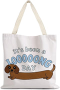 Canvas Tote Bag Aesthetic,Zoon Cow Dog Cat Tote Bag,Gifts for Women Canvas Tote Bags
