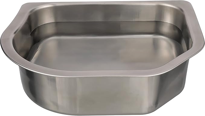 Neater Pets Stainless Steel Water Bowl for Cats or Dogs - Fits Inside of Neater Slow Feeder Double Diner, 8.5 Cups