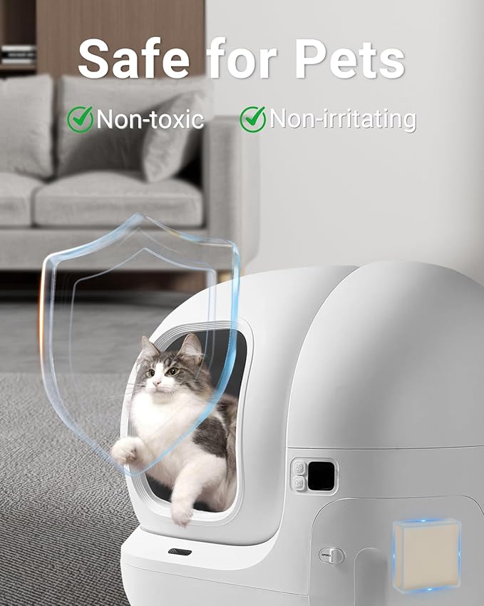 N50 2.0 Odor Eliminator Compatible with Petkit Puramax Self-Cleaning Cat Litter Box,Cat Litter Odor Eliminator for Home, Cat Litter Deodorizer,Pack of 6