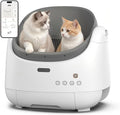 Self Cleaning Litter Box: Open Top Automatic Litter Box with Cat Proximity Sensing Anti-Pinch, Large Auto Robot for Multiple Cats, Including Litter Mat Waste Bag