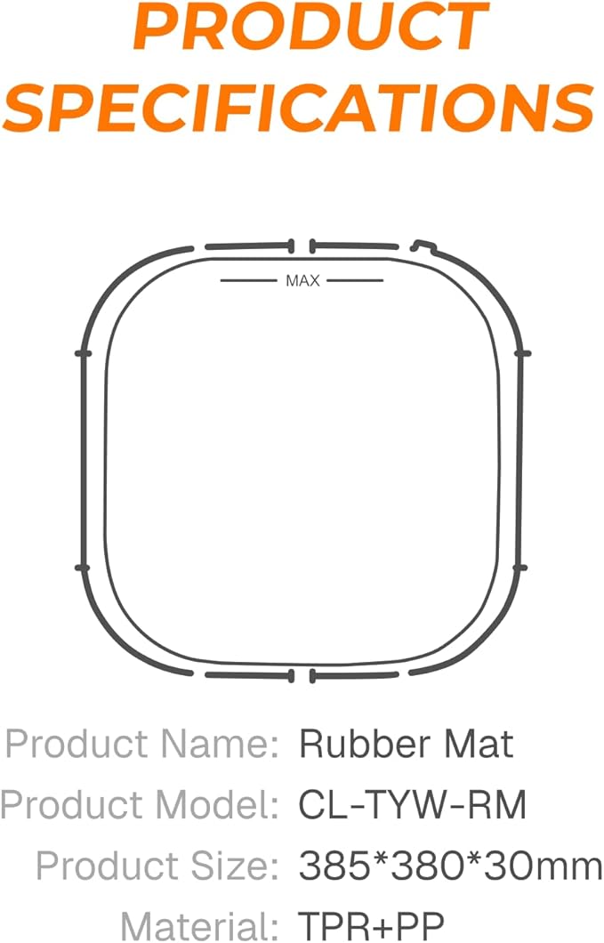 Silicone Mat for TYpro Self Cleaning Cat Litter Box