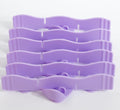 Silicone Dog Slow Feeder Bowl Insert with Suction Cups, Cuttable Food-Grade Lick Mat Divider Fits Stainless Steel Ceramic Glass Dog Bowls, Helps Slow Down Eating, Purple