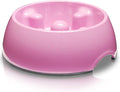 Dogit Dog Bowl Slow Feeder, Pink, XS, Non-Slip Base, Easy to Clean, Promotes Healthy Eating