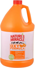 Nature’s Miracle Dog Stain And Odor Remover, Oxy Formula, With Fresh Orange Scent, 1 Gallon