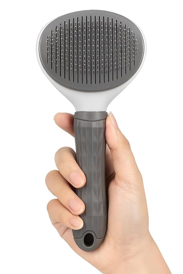 Pet Grooming Slicker Brush for Dogs & Cats – Gentle Deshedding Tool for Loose Hair & Undercoat – Soft Stainless Steel Pins, Pain-Free Grooming, Reduces Shedding, Ideal for All Breeds - TidyCabin