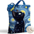 Hanamiya Na Tote Bag with Zipper Pockets, Tote Bag Reusable Shopping Grocery Bags Birthday Gifts for Women, Weekender Bags