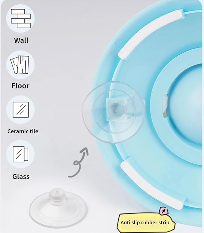 Dog Lick Ball,Licking A Ball Add More Fun Bowl, Dog Lick Ball Bowl,Licking A Ball for Dogs,Slow Down Eating Speed and Add More Fun for Your Dog and Cats. (Y*2PCS)