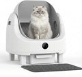 Automatic Litter Box, Self Cleaning Litter Box for Multiple Cats, Odor & Scoop Free, Apple Control, Large Space with Safety Protection, Opening Top, Real-Time Monitor