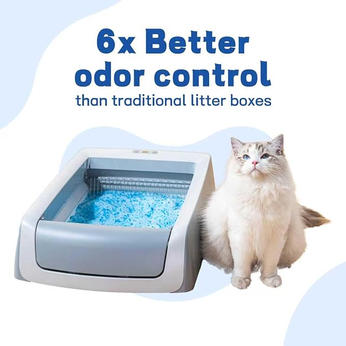Crystal Cat Litter and Disposable Litter Trays 2 Sets