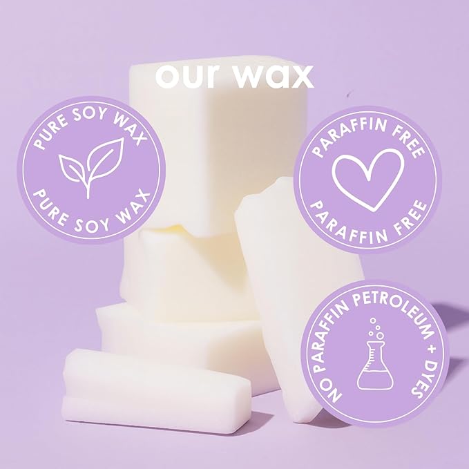 Cotton Candy | Pet Friendly Wax Melts | Natural Soy | Clean Burning | Non-Toxic | Veterinarian Approved | Pet Odor Eliminator | Air Freshening Scented Wax Melts