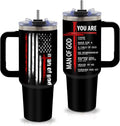God Gifts for Men - 40oz Gods Tumbler with Straw and Handle, Man of God Insulated Tumblers, Stainless Steel, Leak-proof, Bpa-free, Spiritual Encouragement, Christian Gifts for Men, Appreciation Gift