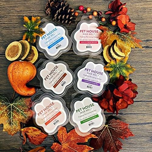 One Fur All Pet House Spring and Summer Wax Melts for Pet Odor, Natural, Plant Based Soy Wax Melts, Long Lasting Fragrance for Fresh Smelling Homes, Tropical Fruit